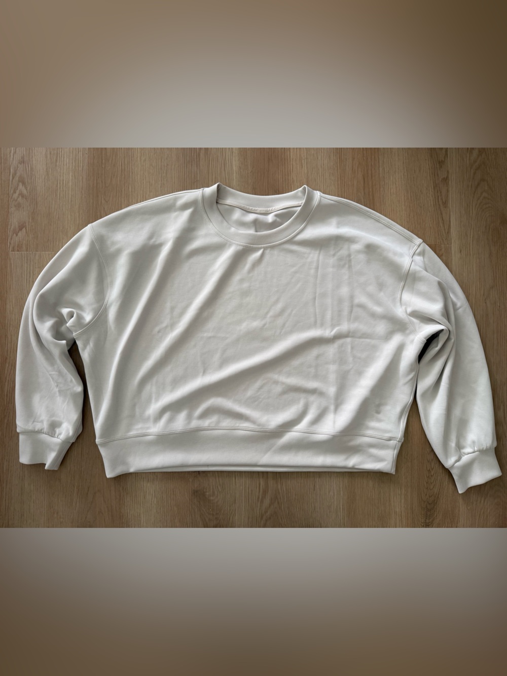NWOT lululemon perfectly oversized cropped crew Softstreme size 14